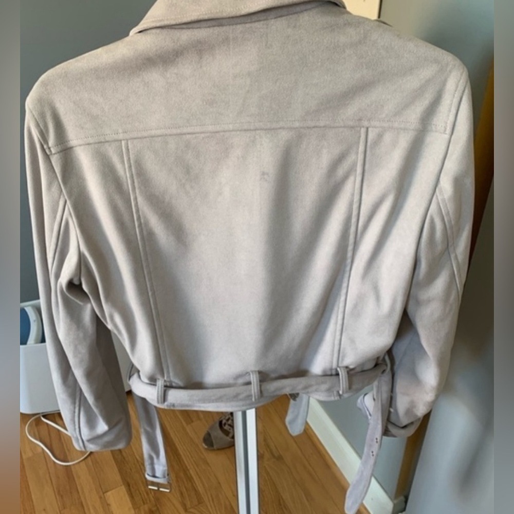 Grey Suede Jacket - Picture 2 of 4